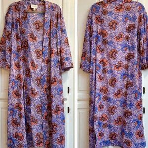Cleobella Zoya Duster Floral Boho Festival Organic Cotton Size XS/Small